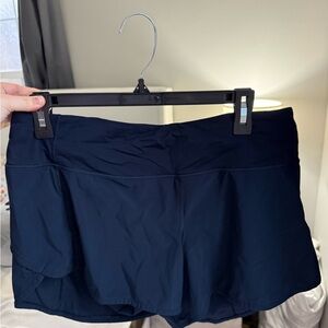 Lululemon Athletica Dark Blue Athletic Shorts